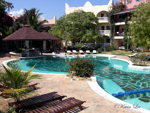 Poolside at the Aquarius Beach Resort