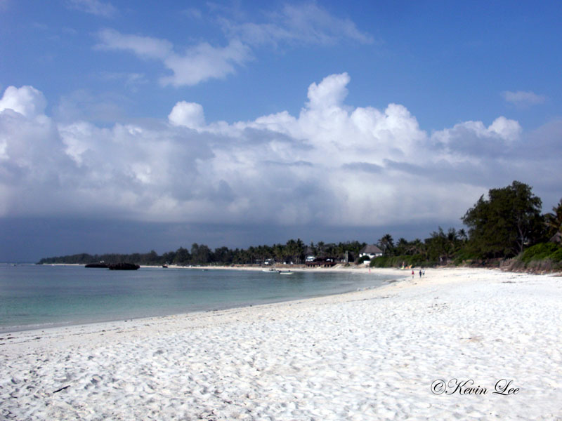 Watamu white sand beach