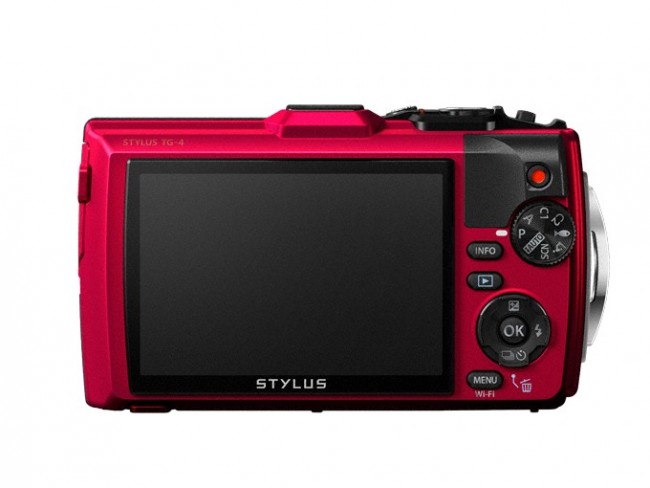 Olympus Tough TG-4 Camera back