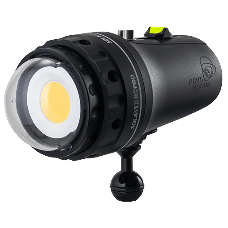 Light & Motion Sola Pro 15000 Video Light with Dome Port underwater