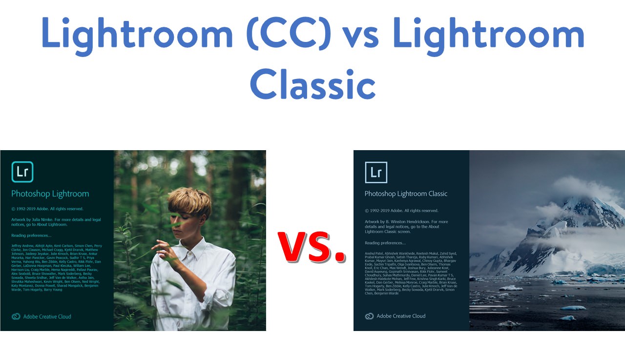 Lightroom CC vs Lightroom Classic - Underwater Photography Guide