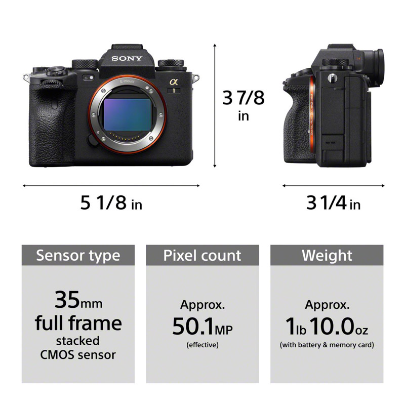 Sony A1 Camera Body Preview