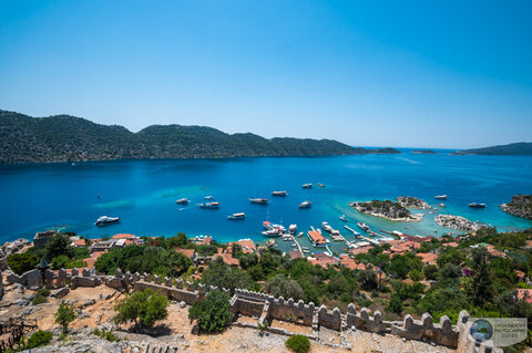 Life finds a way in the beautiful waters of Kekova, Turkey