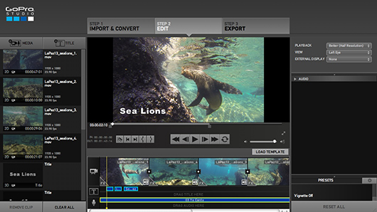 Creating Videos with GoPro Studio  - Underwater Photography Guide