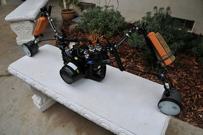 strobe positon for reducing backscatter