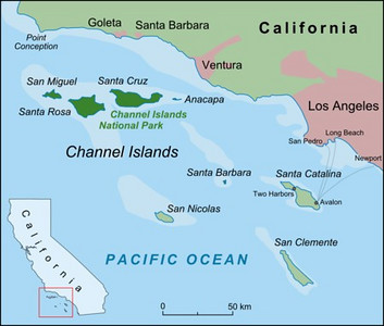 channel islands map