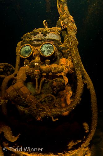 wreck in truk lagoon