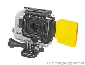 light and motion flip UV filter for gopro hero3