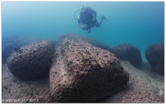 Scuba diving Cleopatra's palace