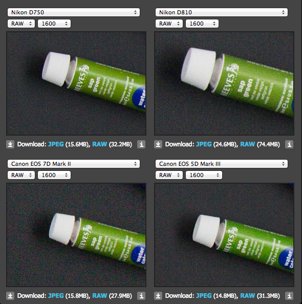 dslr high iso comparison