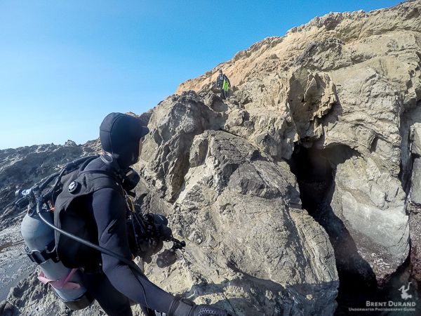 Reseach and fitness training will help you keep up with the group and continue shooting. Dive Expedition Photo tips