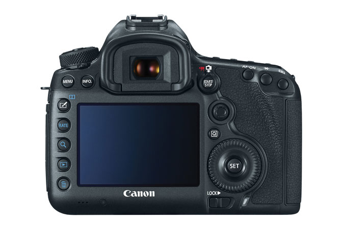 Canon 5Ds back view.