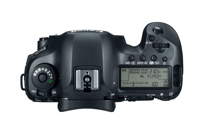 Canon 5Ds top view.