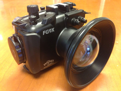 The new Fantasea BigEye Lens M67 Mark II is a great wide-angle addition to the FG9X housing.