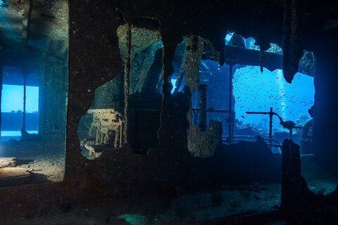 Inside the Tile Wreck.