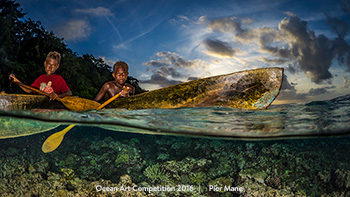 "Walking on Water" 3rd place - Pier Mane