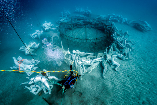 Creating the Human Gyre around a template which was later removed