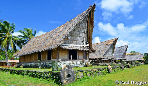 The yap leaf houses are very photo-friendly.