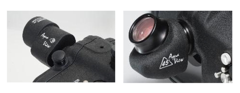 45º and 180º Magnifying Viewfinders provide a large, clear, corner-corner view of the Olympus 2.36 mdot LCD Electronic Viewfinder.