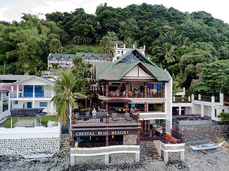 Aerial view of Crystal Blue Resort