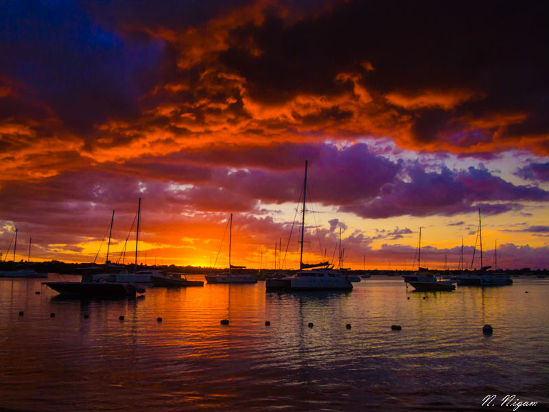 Gand-Baie sunset