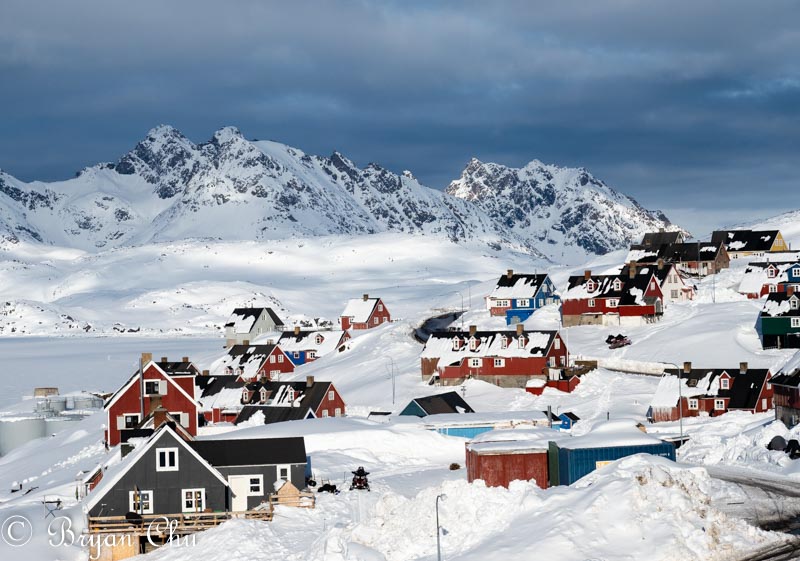 Beautiful town of Tasiilaq. Olympus OM-D E-M1 Mark II, Olympus 12-100mm F4.0 Lens.