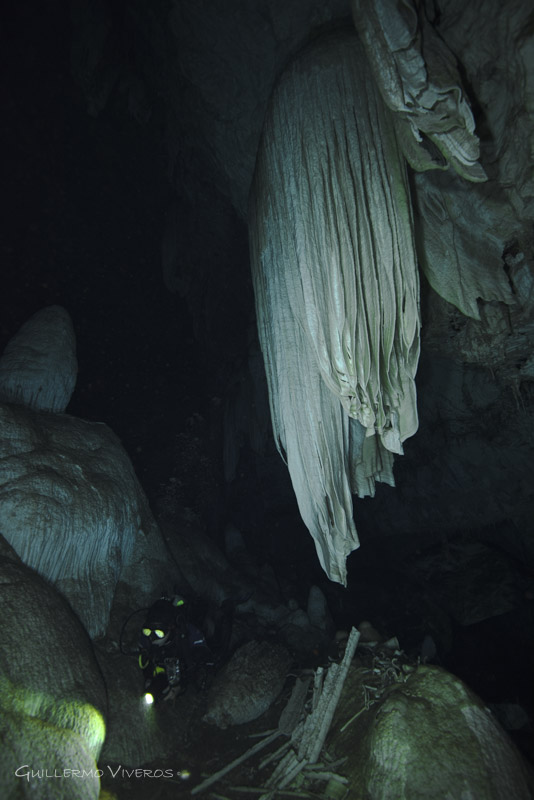 D’Zonot Ila cenote. Nikon D-810, Sea & Sea Housing, Nikon AF-S 16-35mm f/4G lens @ 16mm, 2x S&S YS-D1 strobes. 1/100 sec, f/7.1, ISO 160.