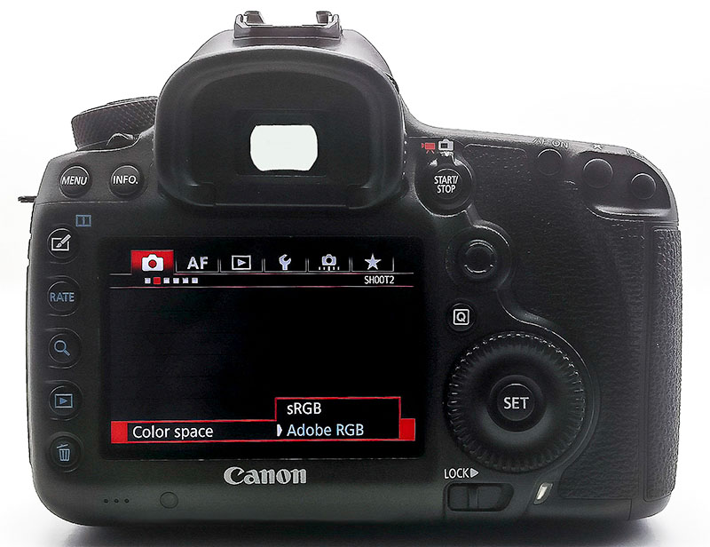Setting color profiles in camera for previews and Jpegs Setting color profiles in camera for previews and Jpegs