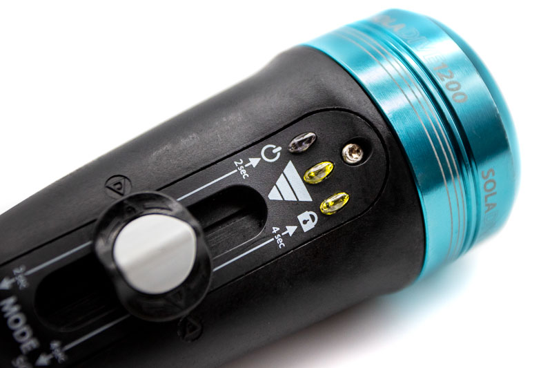 The blinking LED indicator lights confirming Sola is charging. The blinking LED indicator lights confirming Sola is charging.