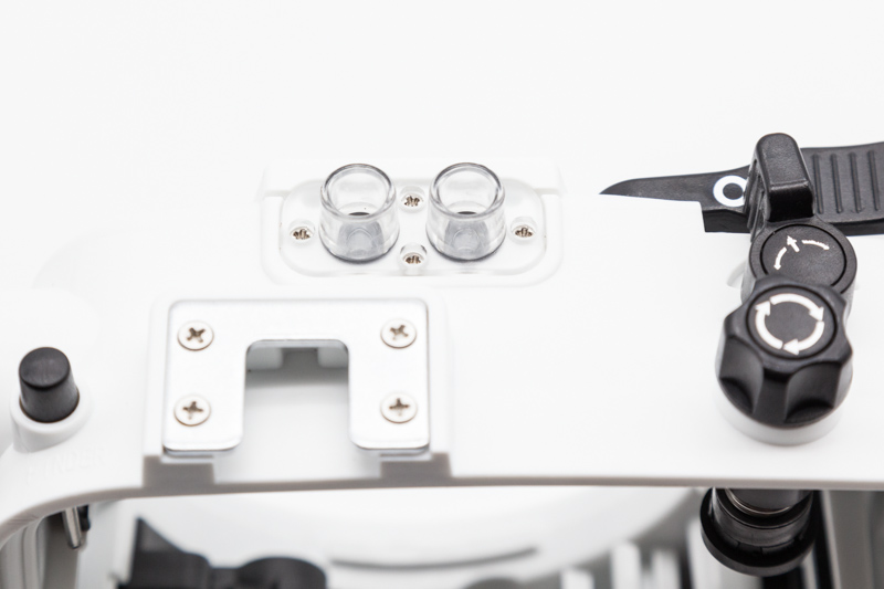 Salted Line Housing fiber optic cable ports and accessory cold shoe mount Salted Line Housing fiber optic cable ports and accessory cold shoe mount