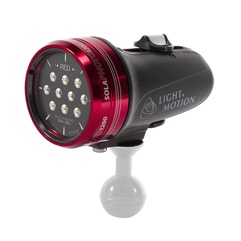 Light & Motion Sola 1200 Photo Light Light & Motion Sola 1200 Photo Light underwater