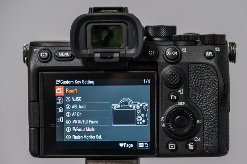 Sony A7S III settings custom