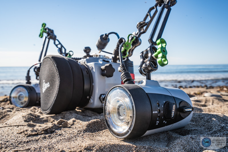 The Ikelite DS230 in the field The Ikelite DS230 in the field