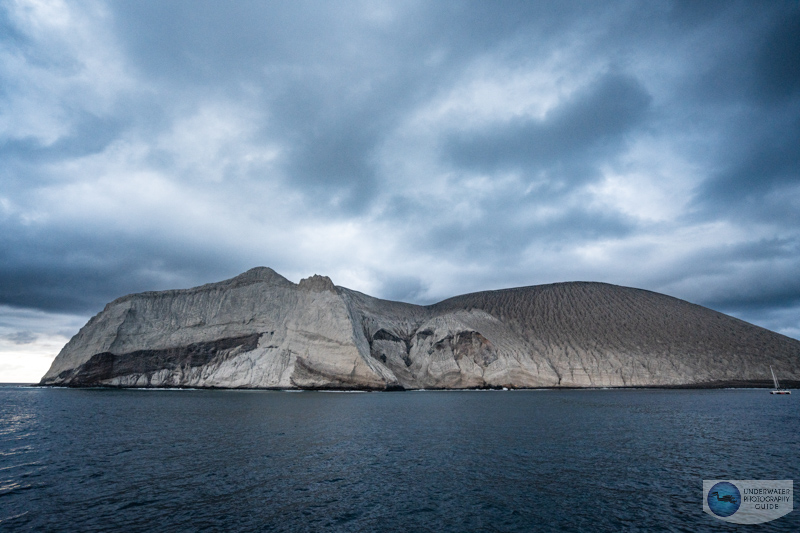 A topside photograph of San Benedicto Island photographed with the Sony A7 IV. f/4, 1/50, ISO 1000 A topside photograph of San Benedicto Island photographed with the Sony A7 IV. f/4, 1/50, ISO 1000
