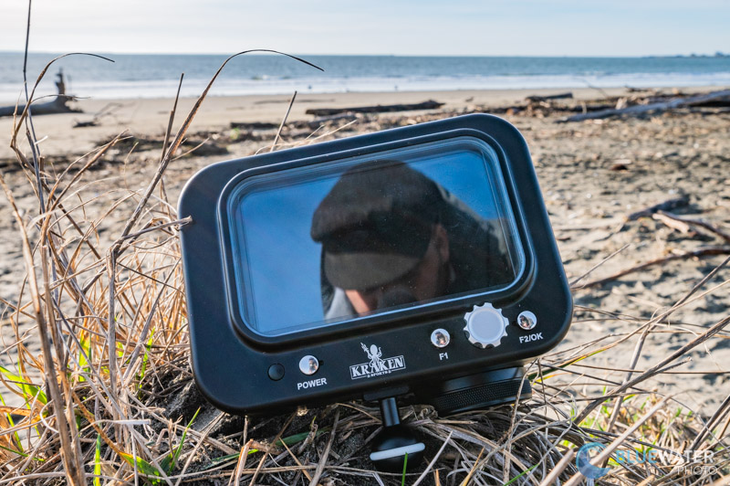 Kraken 5.5 Inch Monitor in the Field Kraken 5.5 Inch Monitor in the Field