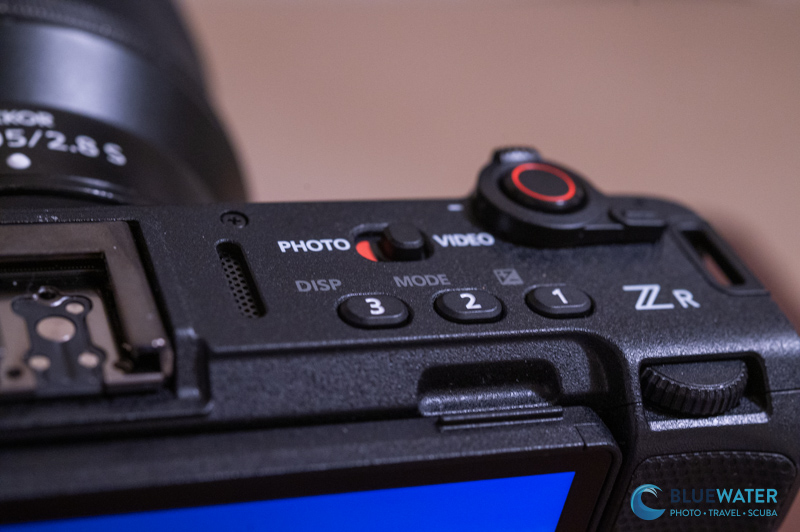Nikon ZR underwater settings