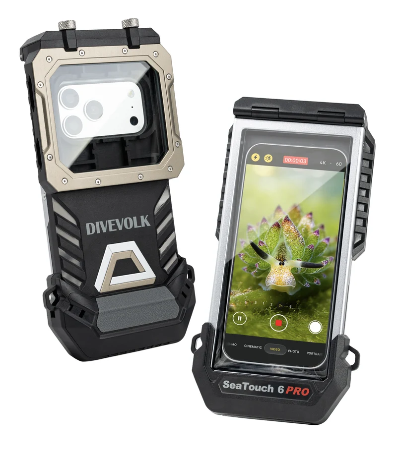 Bluewater Photo announces the Divevolk Seatouch 6 Pro: Next-generation full-touchscreen Smartphone Housing